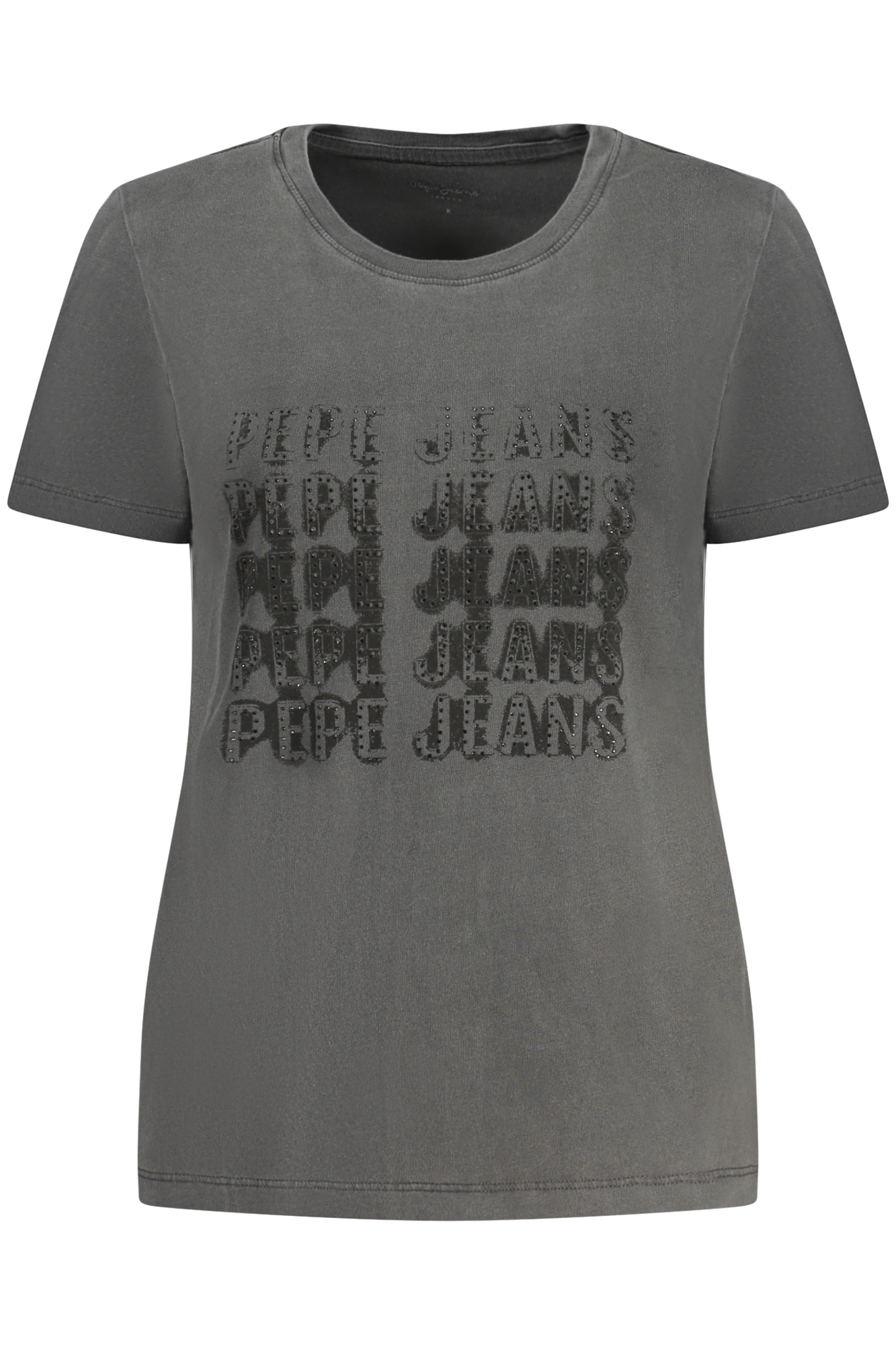 PEPE JEANS WOMEN'S SHORT-SLEEVE T-SHIRT BLACK PEPE JEANS