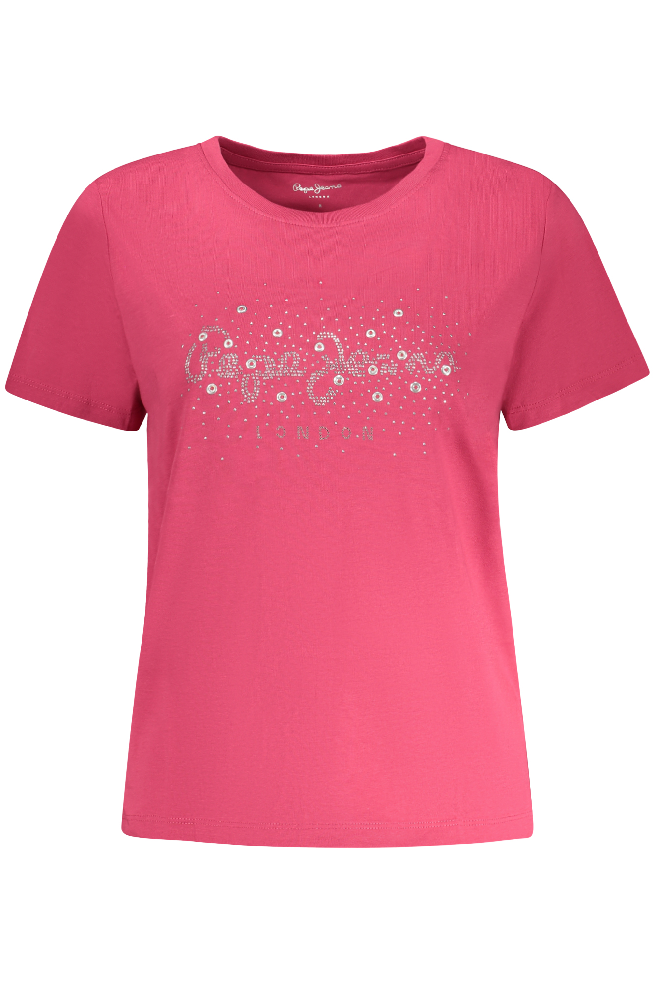 PEPE JEANS WOMEN'S PINK SHORT-SLEEVE T-SHIRT PEPE JEANS