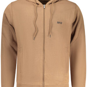 RIFLE MEN'S BROWN ZIP-UP SWEATSHIRT RIFLE