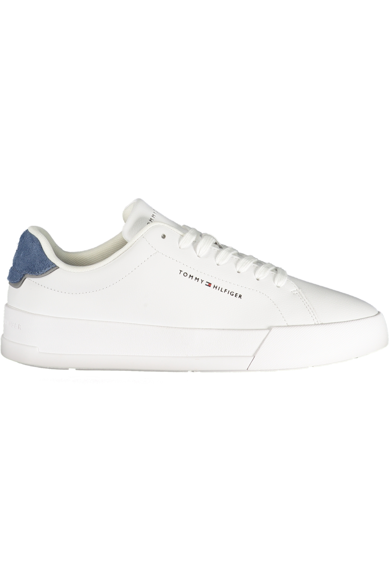 TOMMY HILFIGER MEN'S WHITE SPORTS SHOES TOMMY HILFIGER