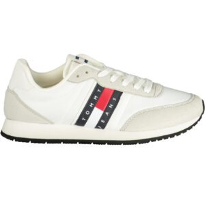 TOMMY HILFIGER MEN'S WHITE SPORTS SHOES TOMMY HILFIGER