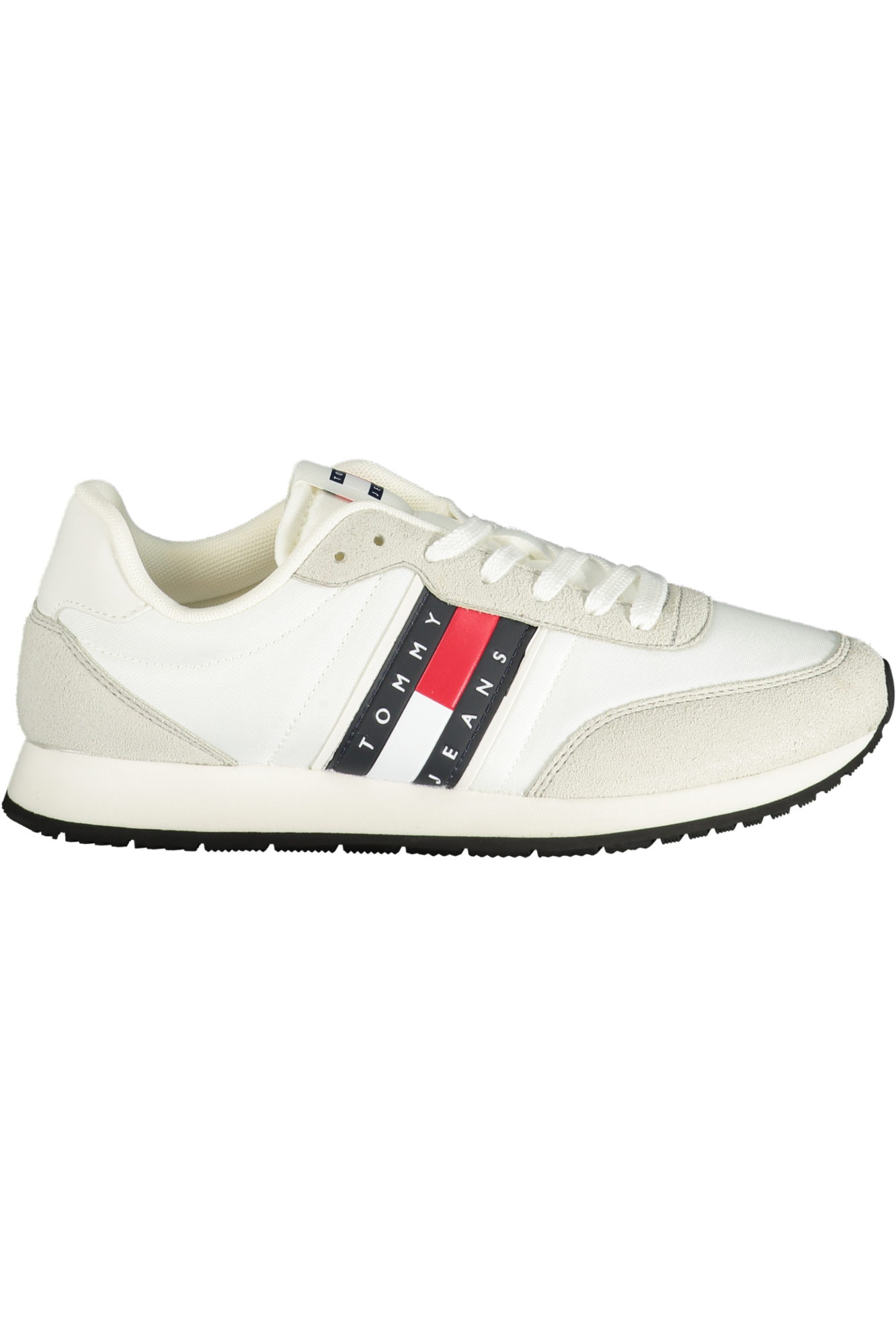 TOMMY HILFIGER MEN'S WHITE SPORTS SHOES TOMMY HILFIGER