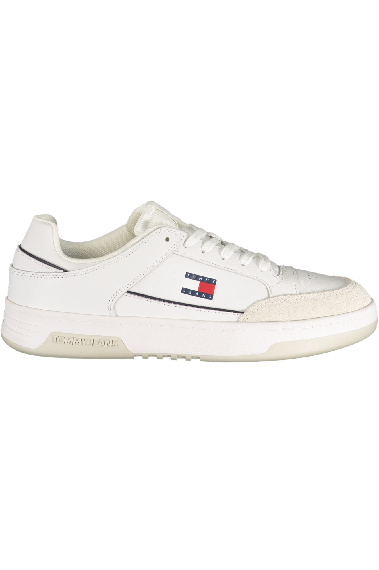 TOMMY HILFIGER MEN'S WHITE SPORTS SHOES TOMMY HILFIGER