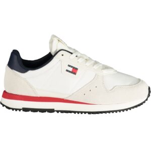 TOMMY HILFIGER MEN'S WHITE SPORTS SHOES TOMMY HILFIGER