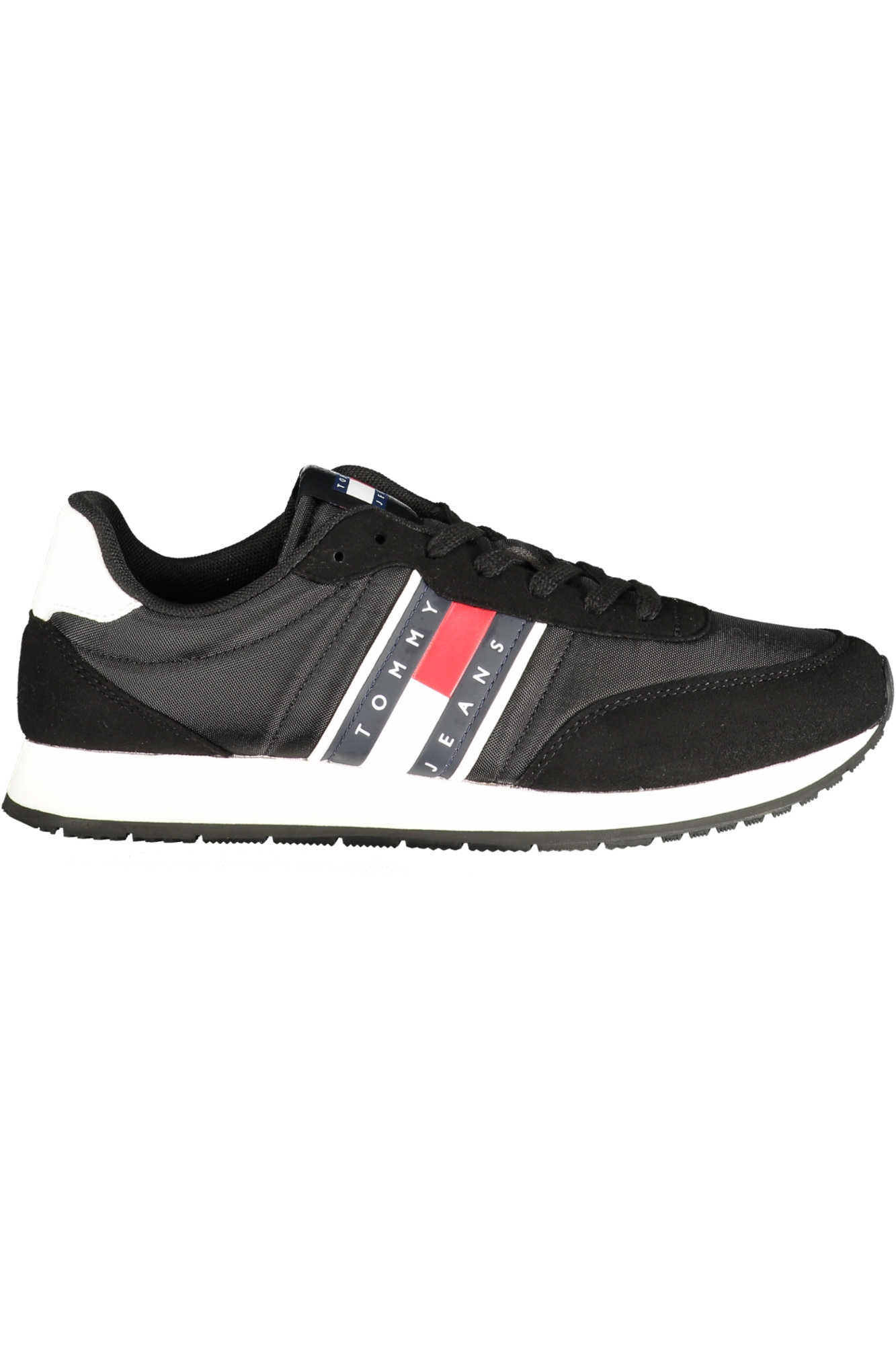 TOMMY HILFIGER MEN'S BLACK SPORTS SHOES TOMMY HILFIGER