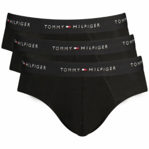 TOMMY HILFIGER MEN'S BLACK BRIEFS TOMMY HILFIGER