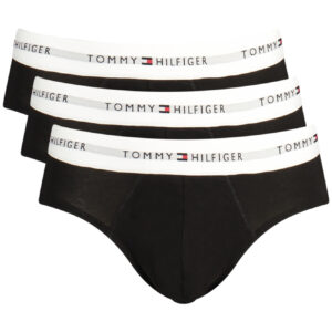 TOMMY HILFIGER MEN'S BLACK BRIEFS TOMMY HILFIGER