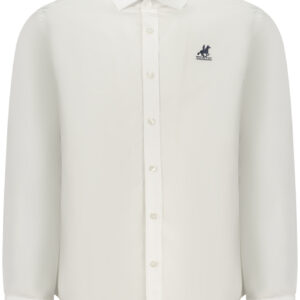 US GRAND MEN'S LONG-SLEEVED WHITE SHIRT U.S. GRAND