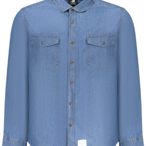 US GRAND MEN'S BLUE LONG-SLEEVED SHIRT U.S. GRAND