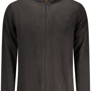 US GRAND MEN'S BLACK ZIP-UP SWEATSHIRT U.S. GRAND