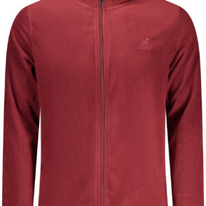 US GRAND RED MEN'S ZIP-UP SWEATSHIRT U.S. GRAND