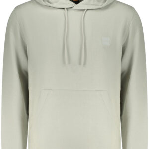 BOSS MEN'S GRAY ZIP-UP SWEATSHIRT BOSS