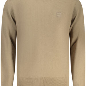 BOSS MEN'S BROWN SWEATER BOSS