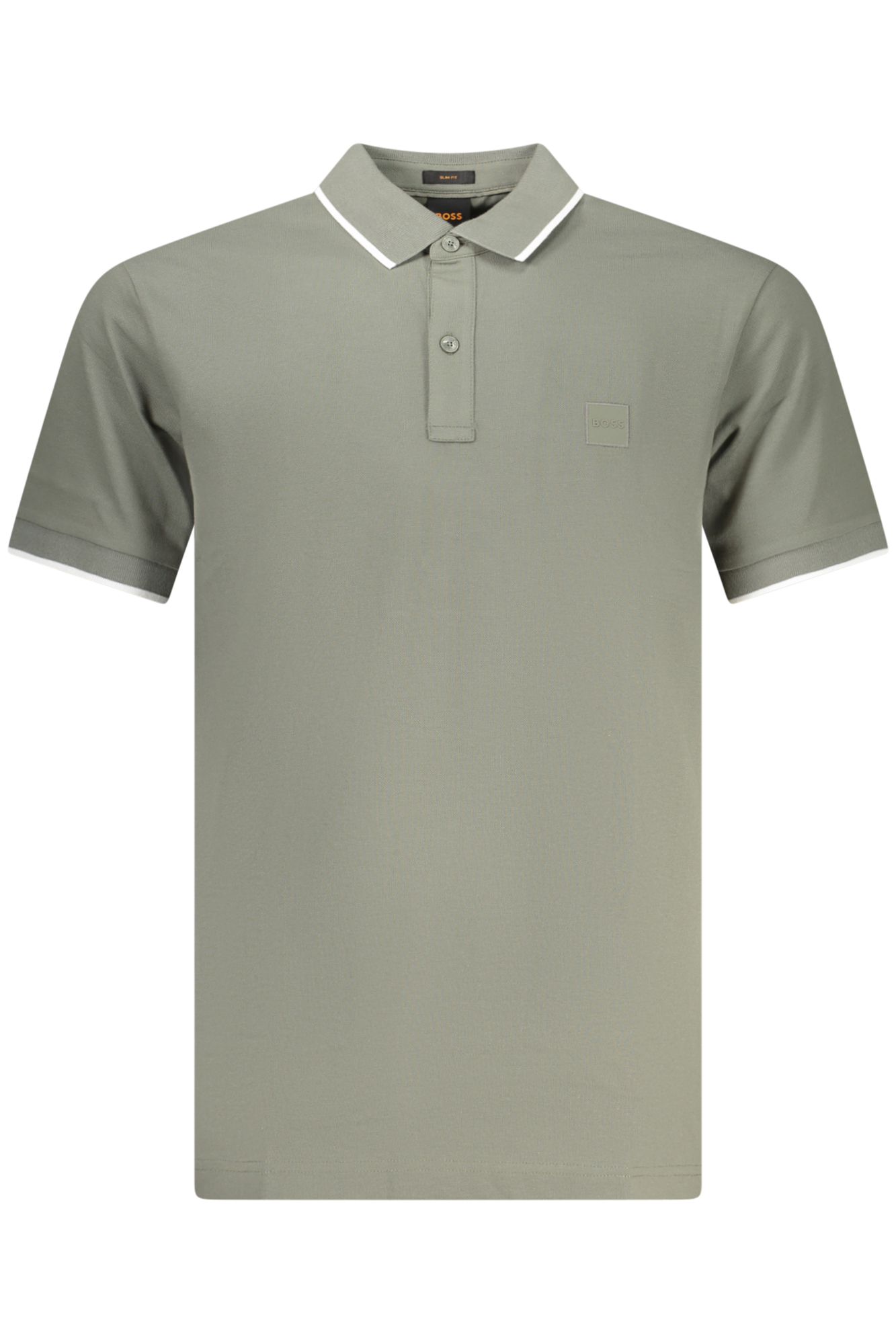 BOSS MEN'S SHORT-SLEEVE POLO SHIRT GREEN BOSS