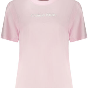 CALVIN KLEIN WOMEN'S SHORT-SLEEVE T-SHIRT PINK CALVIN KLEIN