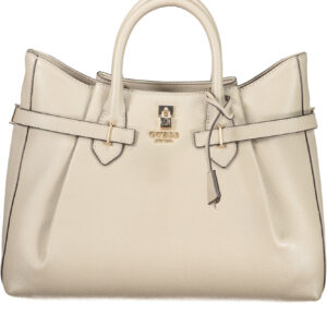 GUESS JEANS WOMEN'S BEIGE BAG GUESS JEANS