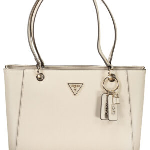 GUESS JEANS WOMEN'S BEIGE BAG GUESS JEANS
