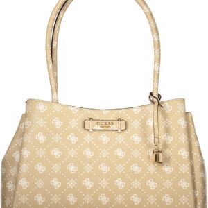 GUESS JEANS WOMEN'S BEIGE BAG GUESS JEANS