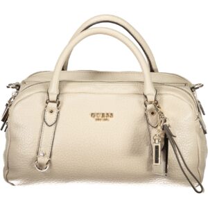 GUESS JEANS WOMEN'S BEIGE BAG GUESS JEANS