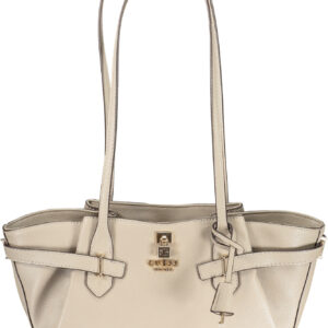 GUESS JEANS WOMEN'S BEIGE BAG GUESS JEANS