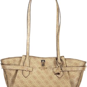 GUESS JEANS WOMEN'S BEIGE BAG GUESS JEANS
