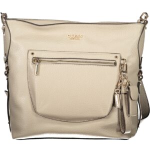 GUESS JEANS WOMEN'S BEIGE BAG GUESS JEANS