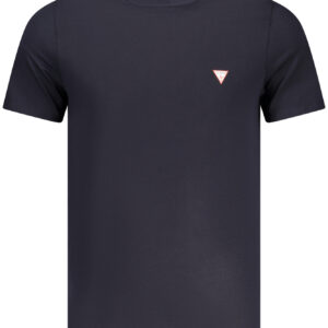 GUESS JEANS MEN'S SHORT-SLEEVED T-SHIRT BLUE GUESS JEANS