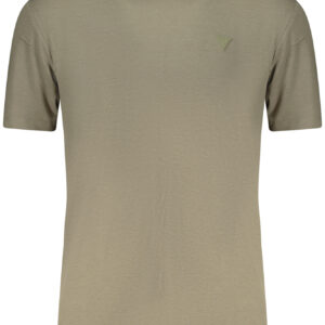 GUESS JEANS MEN'S SHORT-SLEEVED T-SHIRT GREEN GUESS JEANS