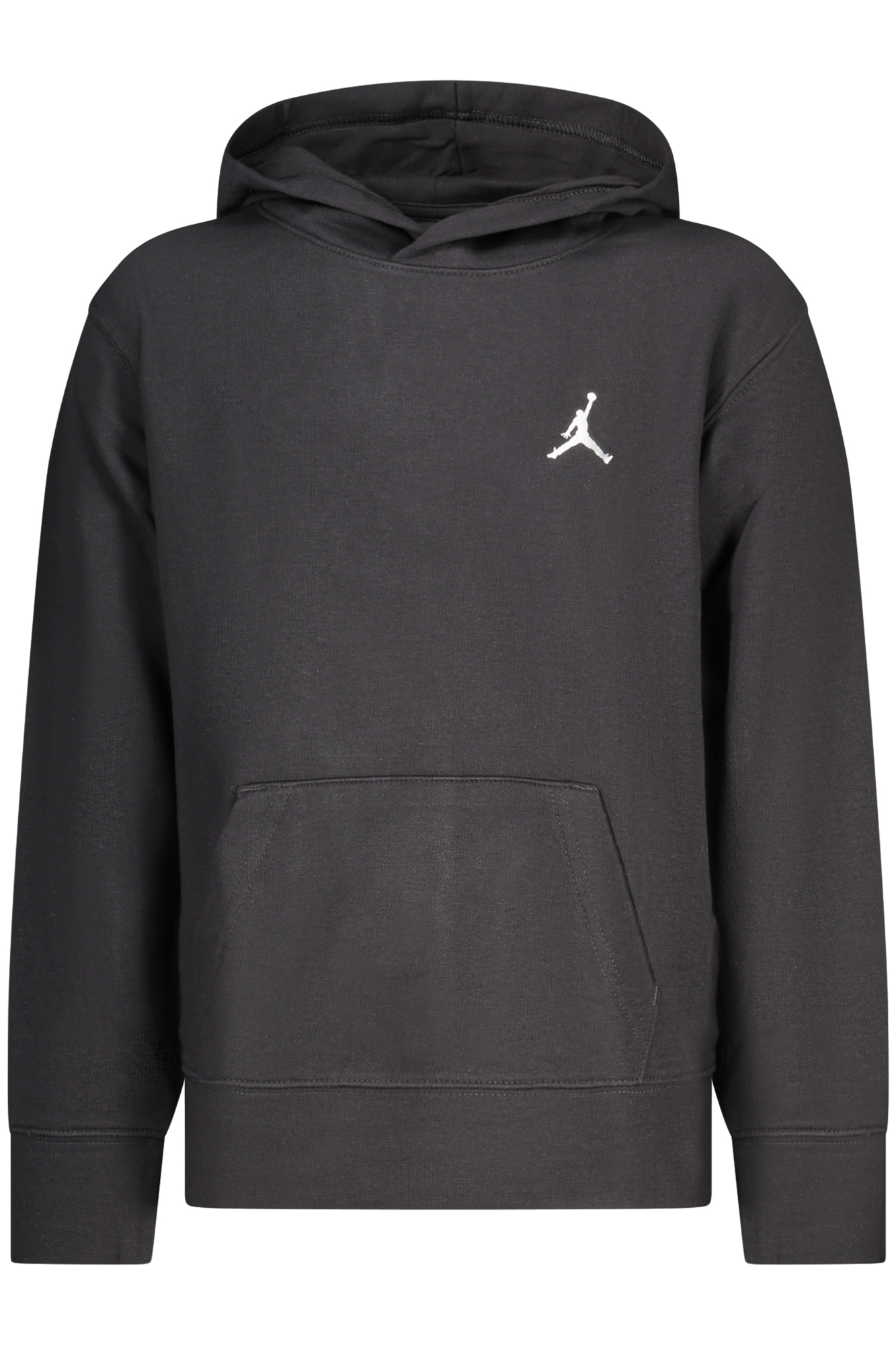 JORDAN KIDS' BLACK ZIP-UP SWEATSHIRT JORDAN