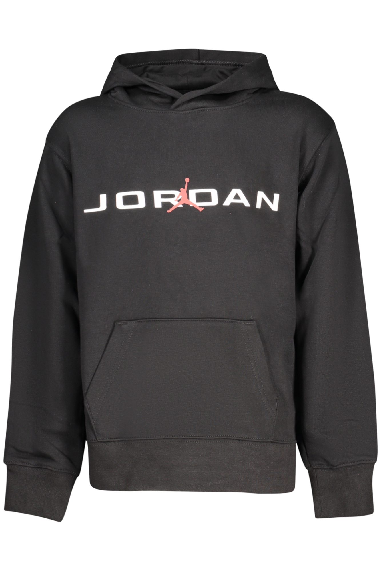 JORDAN KIDS' BLACK ZIP-UP SWEATSHIRT JORDAN
