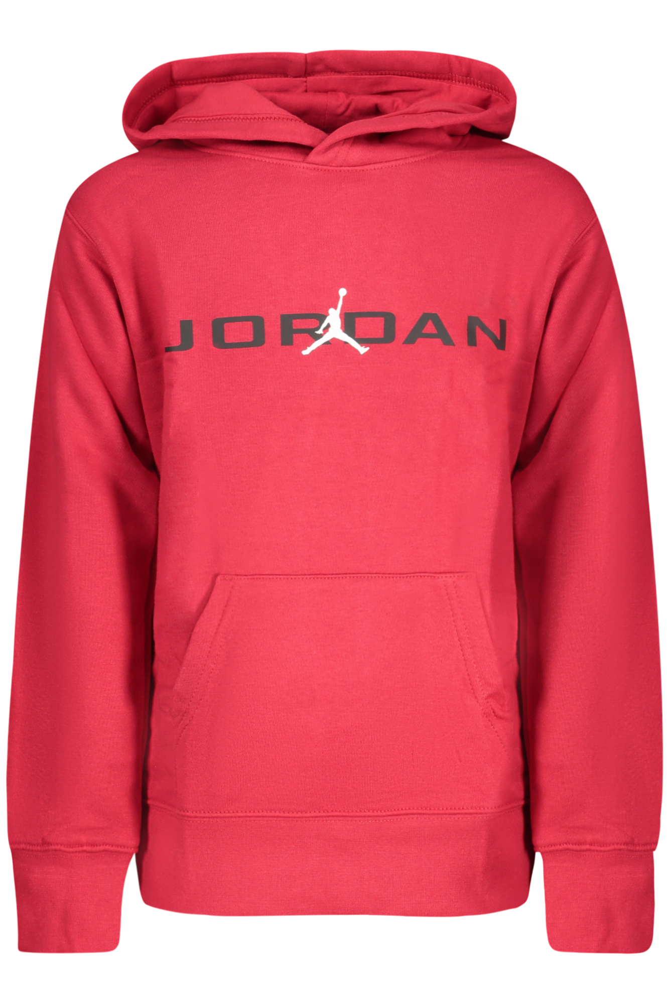 JORDAN RED ZIP-UP SWEATSHIRT FOR KIDS JORDAN