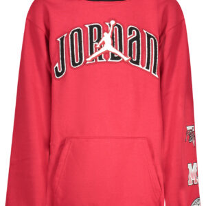 JORDAN RED ZIP-UP SWEATSHIRT FOR KIDS JORDAN