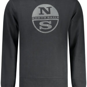 NORTH SAILS MEN'S BLACK ZIP-UP SWEATSHIRT NORTH SAILS