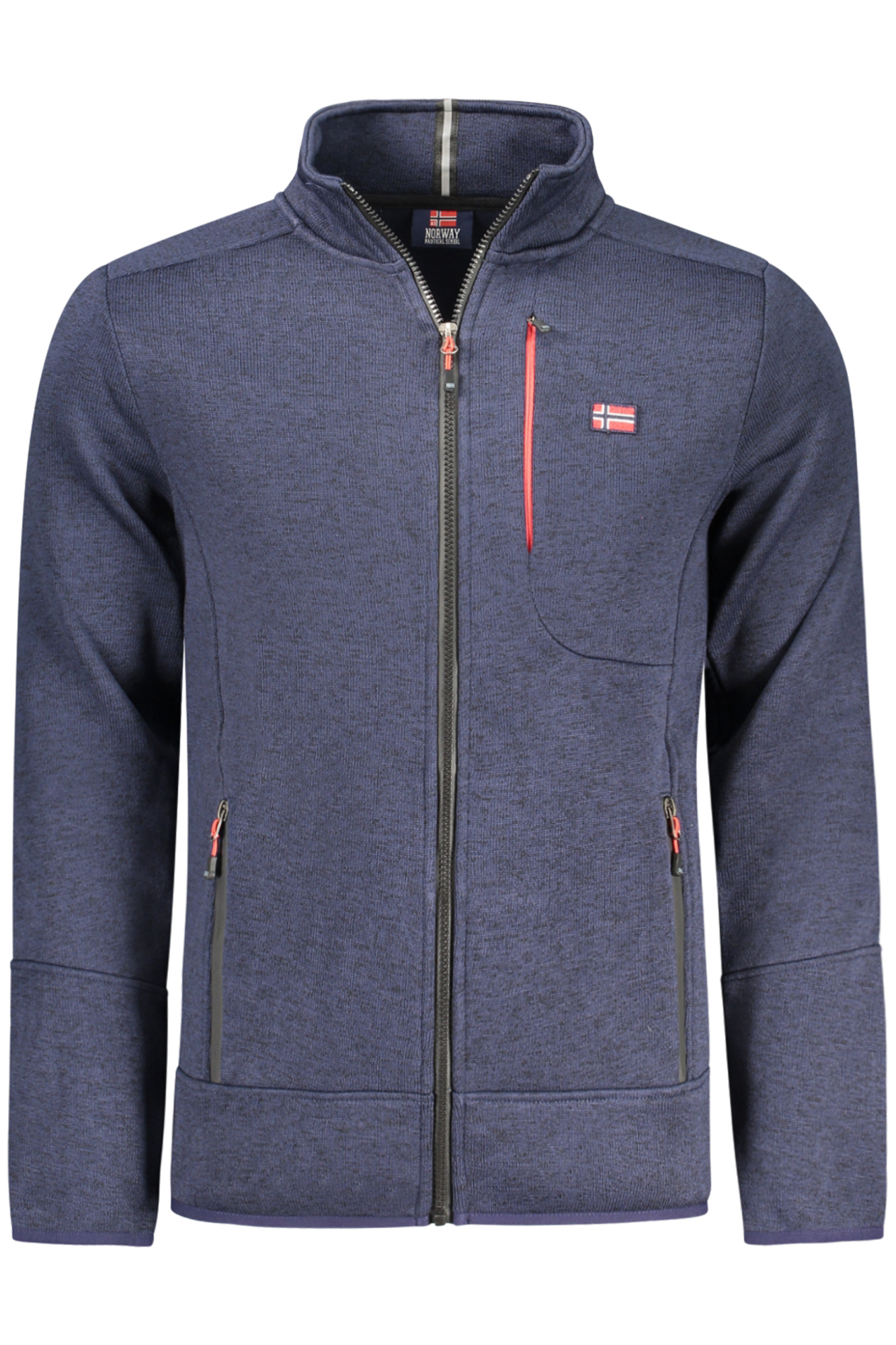 NORWAY 1963 MEN'S BLUE ZIP-UP SWEATSHIRT NORWAY 1963