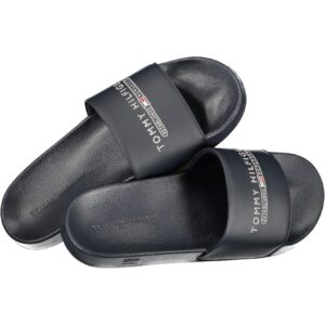 TOMMY HILFIGER MEN'S BLUE SLIPPER FOOTWEAR TOMMY HILFIGER