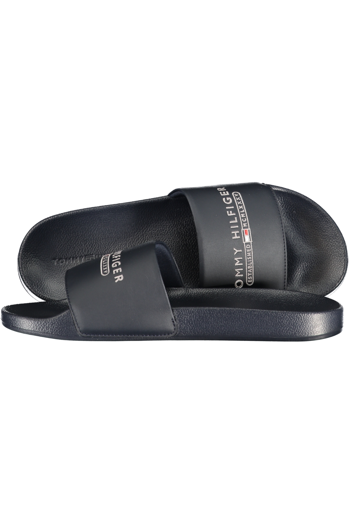 TOMMY HILFIGER MEN'S BLUE SLIPPER FOOTWEAR - Image 3