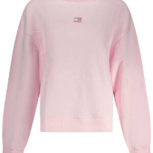 TOMMY HILFIGER WOMEN'S PINK ZIP-UP SWEATSHIRT TOMMY HILFIGER