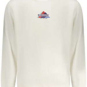 TOMMY HILFIGER MEN'S ZIP-UP SWEATSHIRT WHITE TOMMY HILFIGER