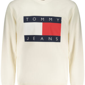 TOMMY HILFIGER MEN'S ZIP-UP SWEATSHIRT WHITE TOMMY HILFIGER