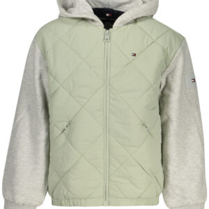 TOMMY HILFIGER KIDS' GREEN JACKET TOMMY HILFIGER