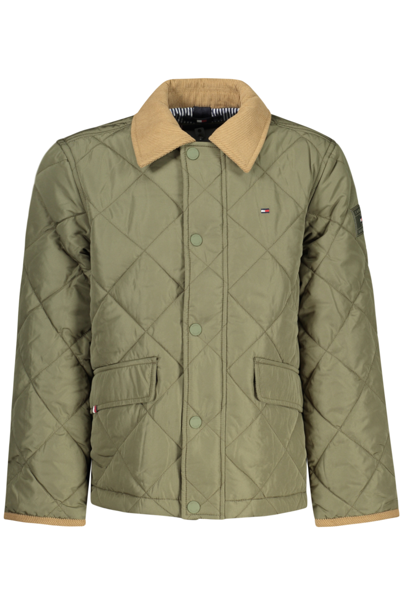 TOMMY HILFIGER KIDS' GREEN JACKET TOMMY HILFIGER