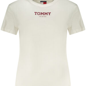 TOMMY HILFIGER WOMEN'S SHORT-SLEEVE T-SHIRT WHITE TOMMY HILFIGER