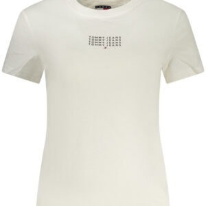 TOMMY HILFIGER WOMEN'S SHORT-SLEEVE T-SHIRT WHITE TOMMY HILFIGER