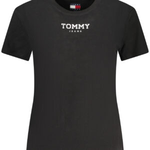 TOMMY HILFIGER WOMEN'S SHORT-SLEEVE T-SHIRT BLACK TOMMY HILFIGER