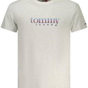 TOMMY HILFIGER MEN'S SHORT-SLEEVE T-SHIRT GREY TOMMY HILFIGER