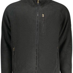 US GRAND MEN'S BLACK ZIP-UP SWEATSHIRT U.S. GRAND