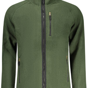 US GRAND MEN'S GREEN ZIP-UP SWEATSHIRT U.S. GRAND