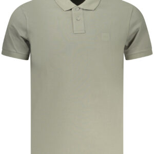 BOSS MEN'S SHORT-SLEEVE POLO SHIRT GREEN BOSS