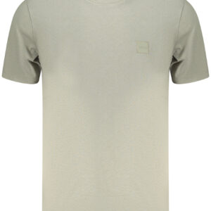 BOSS MEN'S SHORT-SLEEVED T-SHIRT GREEN BOSS