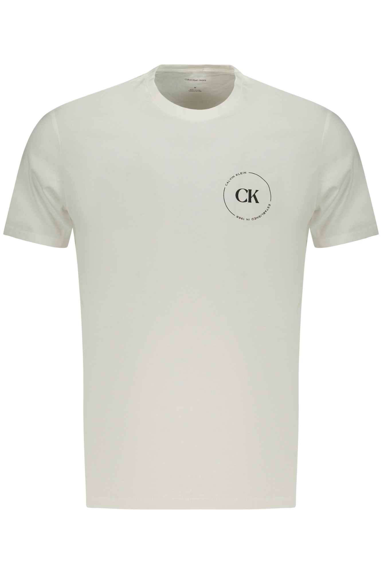 CALVIN KLEIN MEN'S SHORT-SLEEVE T-SHIRT WHITE CALVIN KLEIN